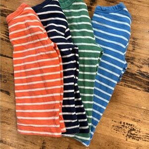 Primary Blue and White Striped Shirt